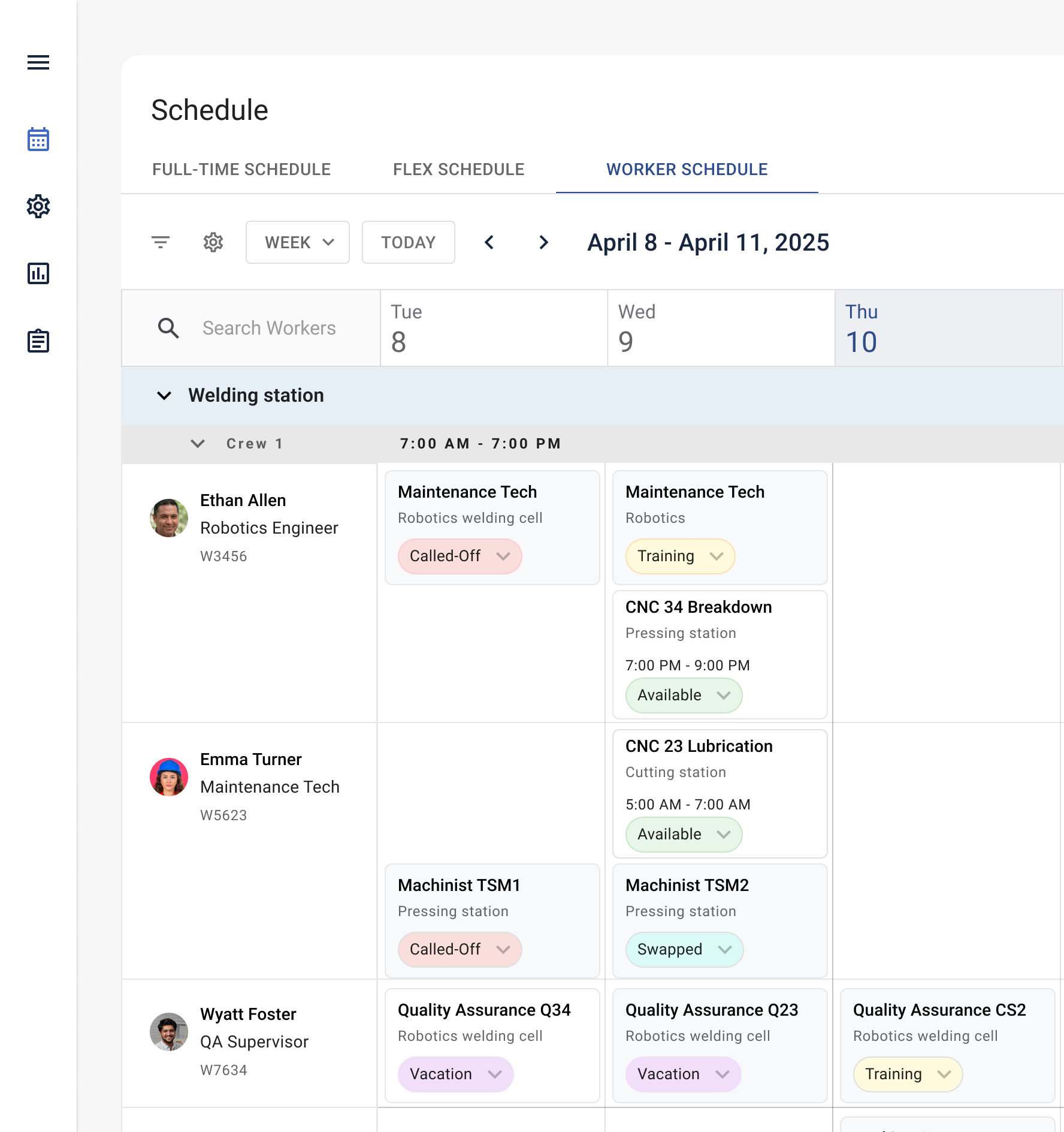 Workforce Scheduling